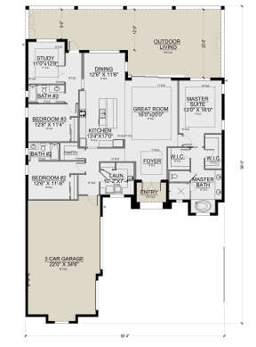 Main Floor for House Plan #5565-00118