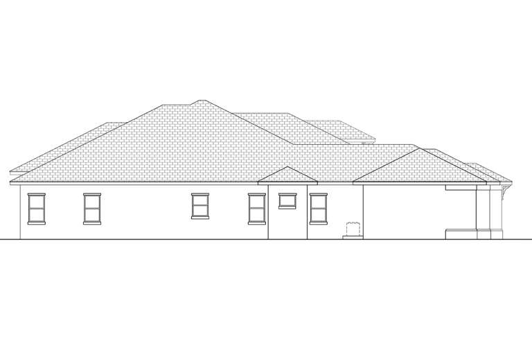 Contemporary House Plan #5565-00120 Elevation Photo