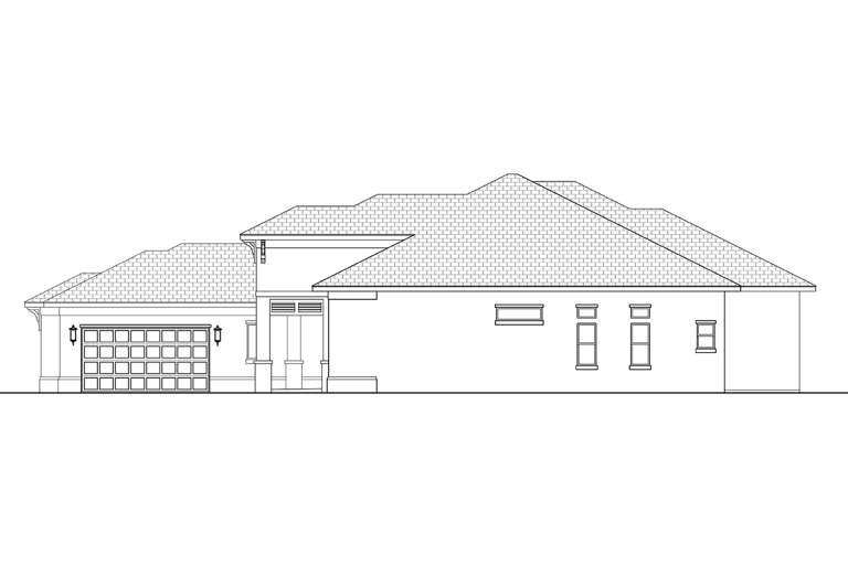 Contemporary House Plan #5565-00120 Elevation Photo