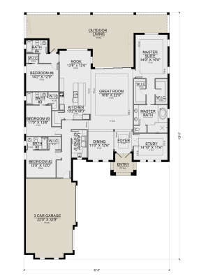 Main Floor for House Plan #5565-00123
