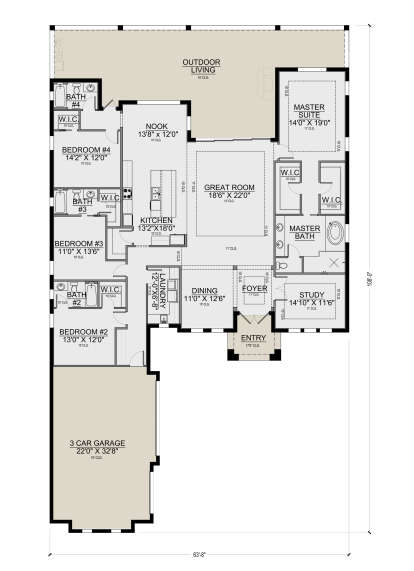 House Plan House Plan #26287 Drawing 1