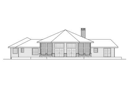 Craftsman House Plan #035-00970 Elevation Photo