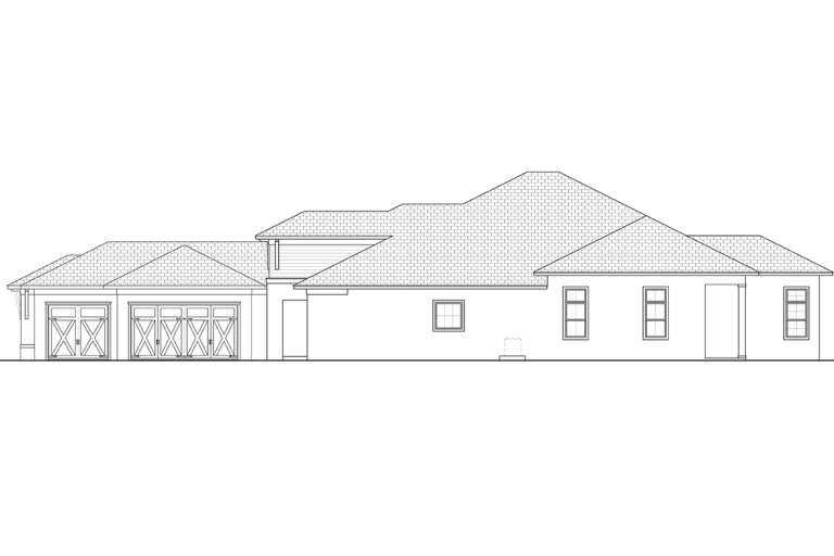 Contemporary House Plan #5565-00126 Elevation Photo