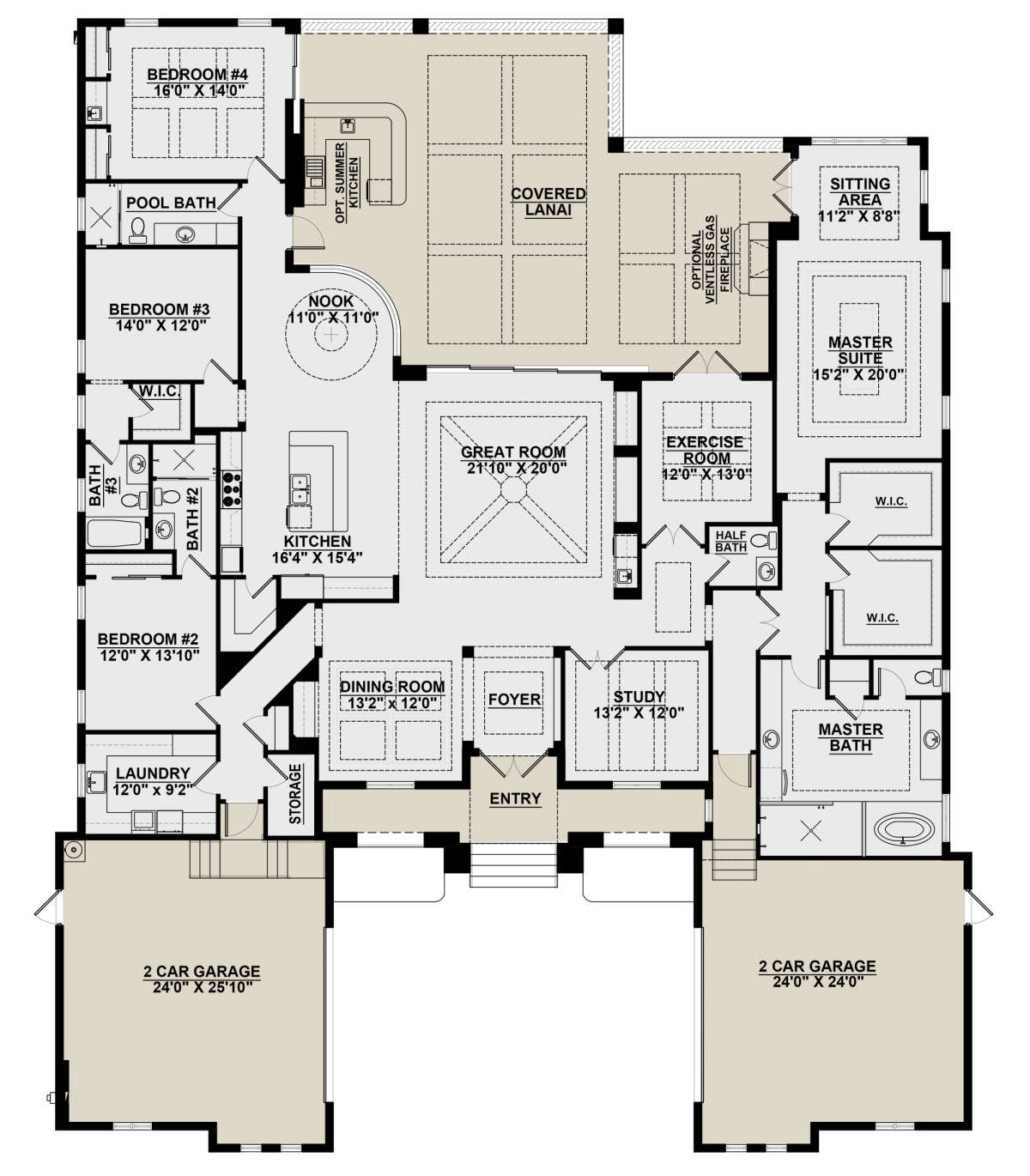 Main Floor for House Plan #5565-00127