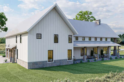 Barn House Plan #963-00627 Elevation Photo