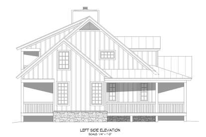 Country House Plan #940-00407 Elevation Photo