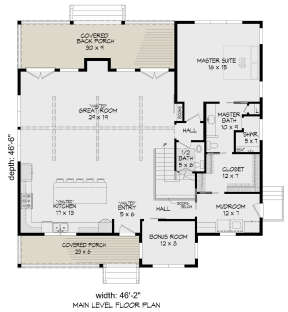 Main Floor for House Plan #940-00408