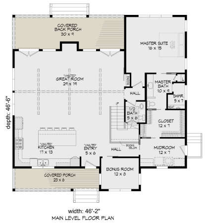 Main Floor for House Plan #940-00408