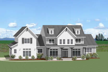 4 Bed, 4 Bath, 3704 Square Foot House Plan - #6849-00112