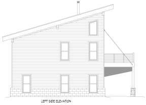 Modern  House Plan #940-00410 Elevation Photo
