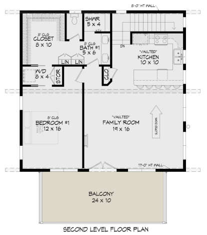 Second Floor for House Plan #940-00410