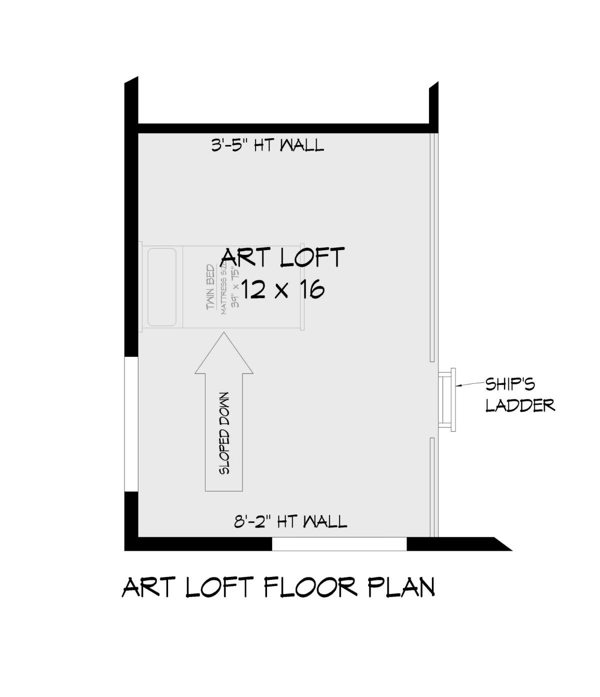 Loft for House Plan #940-00410