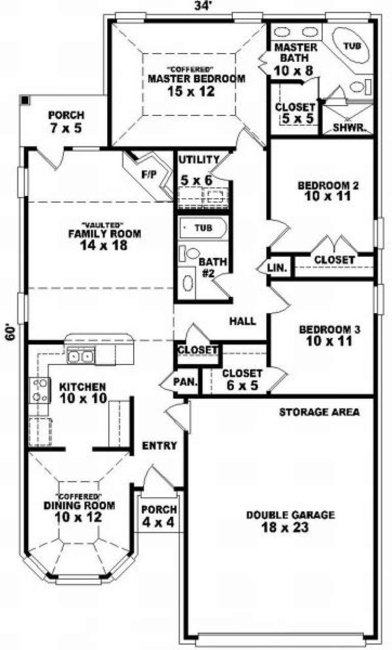 House Plan House Plan #2630 Drawing 1