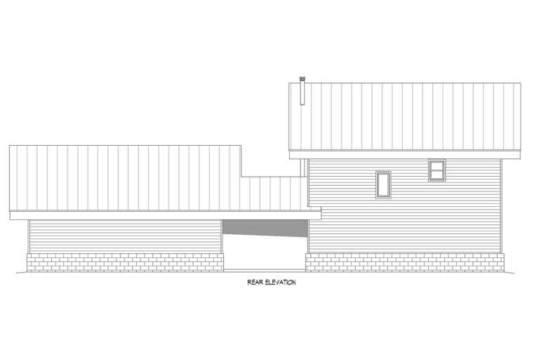 Modern House Plan #940-00411 Elevation Photo