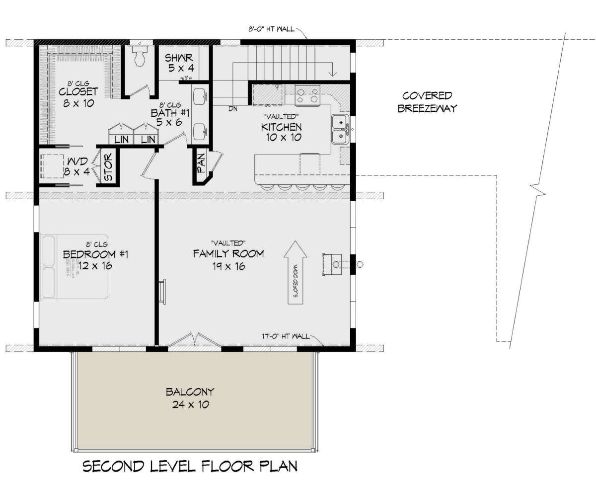 Second Floor for House Plan #940-00411