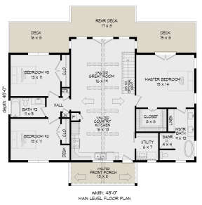 Main Floor for House Plan #940-00412