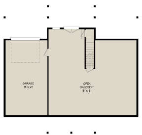 Basement for House Plan #940-00412