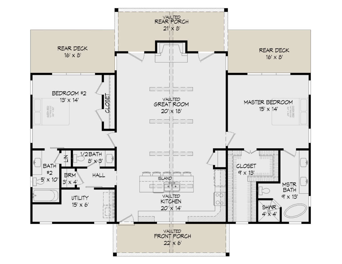 Main Floor for House Plan #940-00413