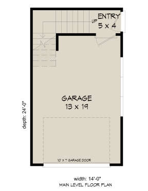 Garage Floor for House Plan #940-00414