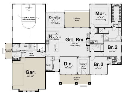 Main Floor for House Plan #963-00628