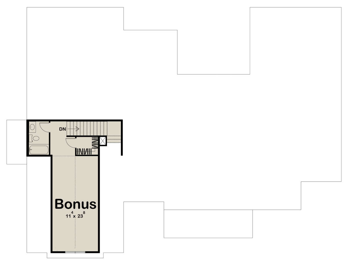 Bonus Room for House Plan #963-00628