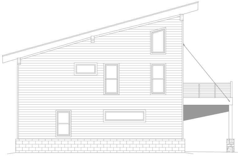 Modern House Plan #940-00415 Elevation Photo