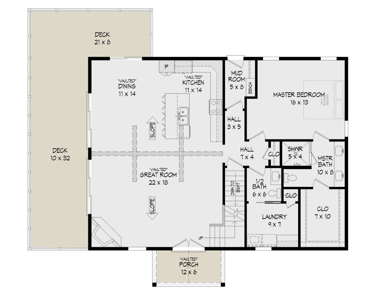 Main Floor for House Plan #940-00416