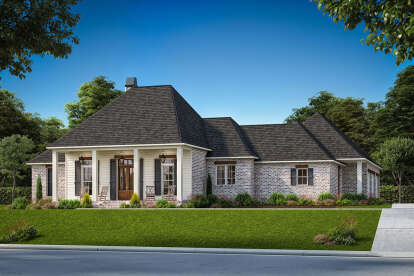 French Country House Plan #4534-00069 Elevation Photo