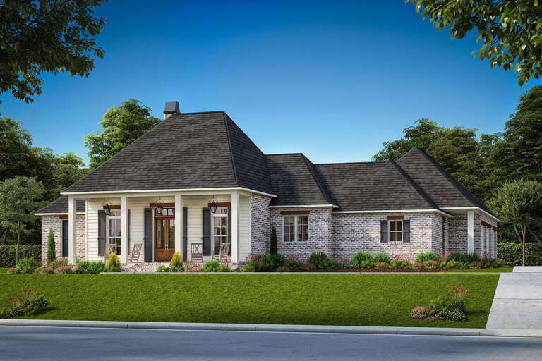 French Country House Plan #4534-00069 Elevation Photo