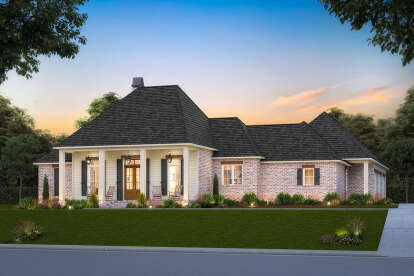 French Country House Plan #4534-00069 Elevation Photo