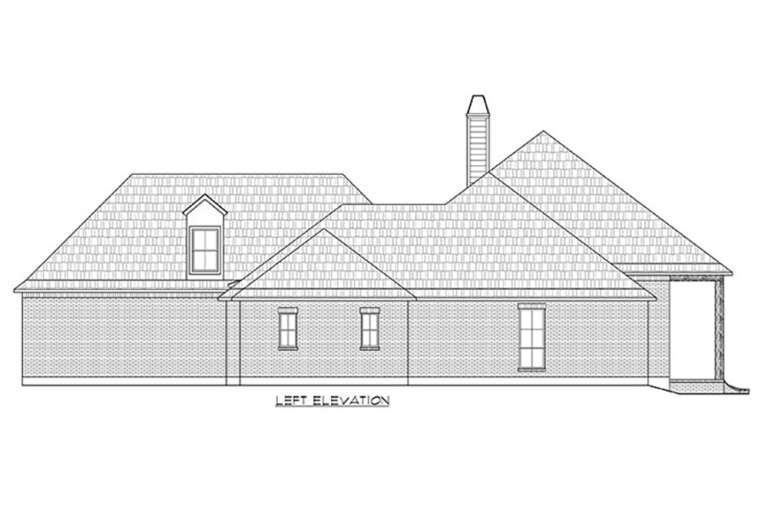 French Country House Plan #4534-00069 Elevation Photo