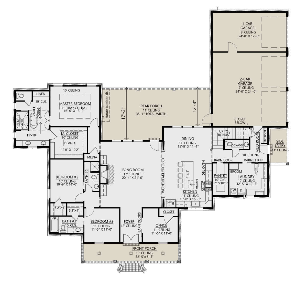 Main Floor for House Plan #4534-00069