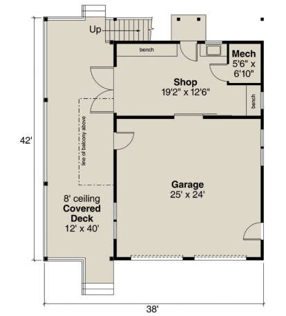 House Plan House Plan #26309 Drawing 1
