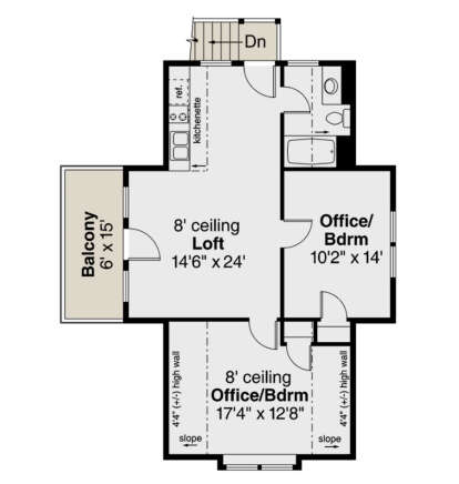 Second Floor for House Plan #035-00972