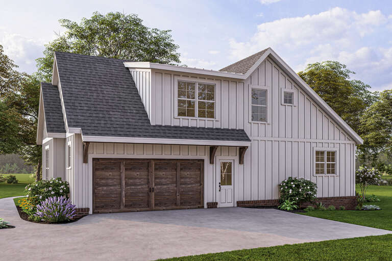 Modern Farmhouse House Plan #009-00309 Elevation Photo