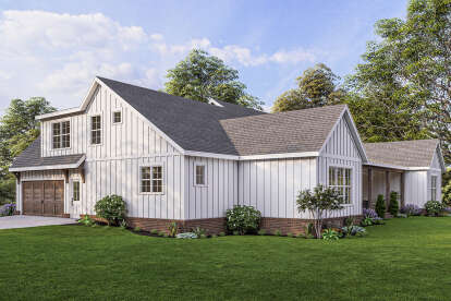Modern Farmhouse House Plan #009-00309 Elevation Photo