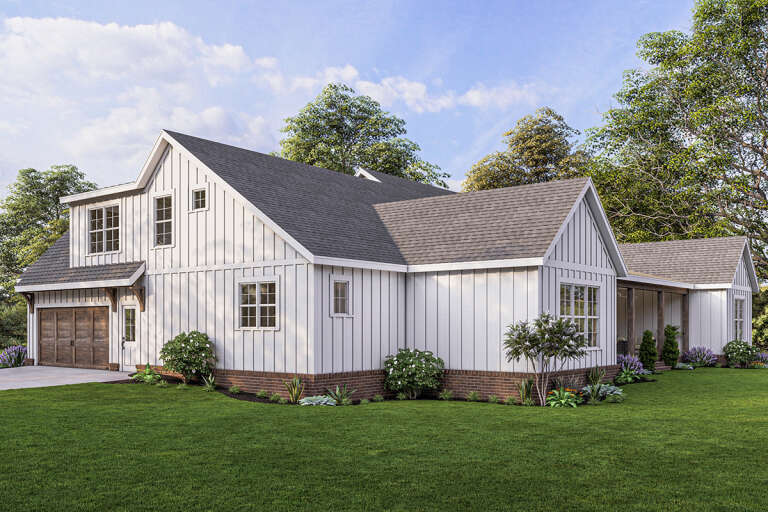 Modern Farmhouse House Plan #009-00309 Elevation Photo