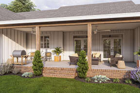 Modern Farmhouse House Plan #009-00309 Elevation Photo