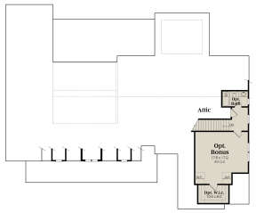 Bonus Room for House Plan #009-00309