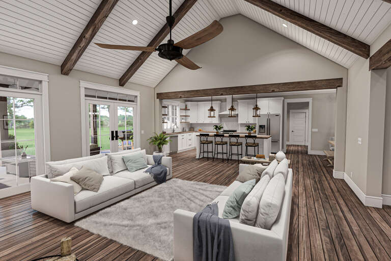Modern Farmhouse House Plan #009-00309 Additional Photo