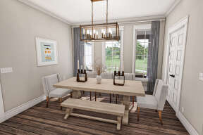 Modern Farmhouse House Plan #009-00309 Additional Photo