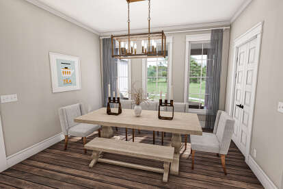 Modern Farmhouse House Plan #009-00309 Additional Photo