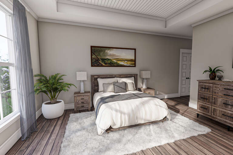 Modern Farmhouse House Plan #009-00309 Additional Photo