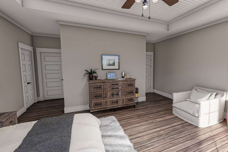 Modern Farmhouse House Plan #009-00309 Additional Photo
