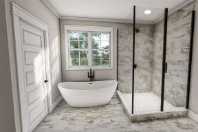 Modern Farmhouse House Plan #009-00309 Additional Photo