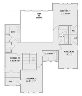Second Floor for House Plan #8768-00021
