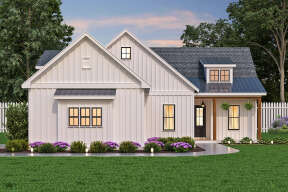 Modern Farmhouse House Plan #4195-00043 Elevation Photo