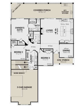 Main Floor for House Plan #4195-00043