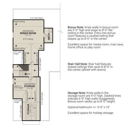 Second Floor for House Plan #4195-00043
