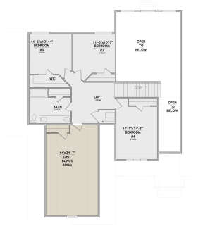 Second Floor for House Plan #8768-00022